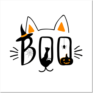 Boo Cat Posters and Art